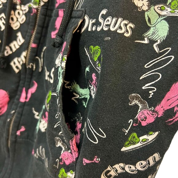 Dr. Seuss Vintage Green Eggs & Ham Hoodie Full Zip Limited Edition Jacket RARE - Picture 12 of 13